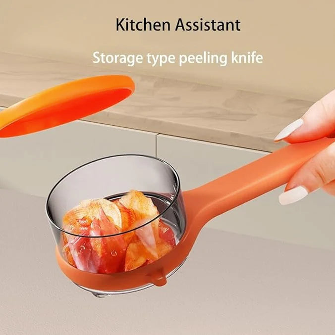 Dual-Edge Peeler with Built-In Storage